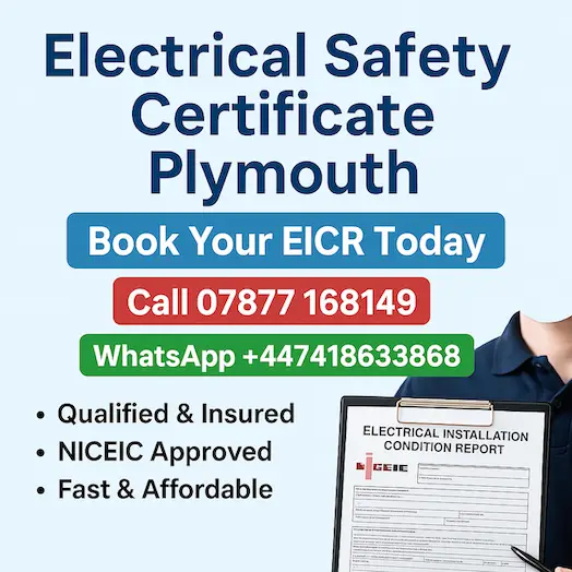 Electrical Safety Certificate Plymouth