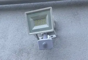 Outdoor security lighting installation Plymouth