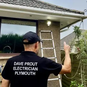 Outside Garden Security Light Installation & Replacement Plymouth