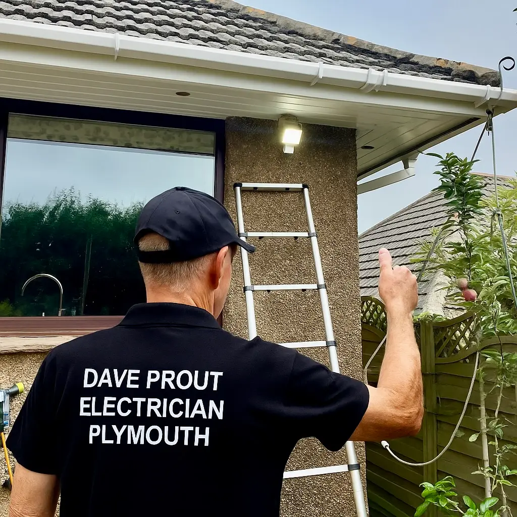 Outside Garden Security Light Installation & Replacement Plymouth